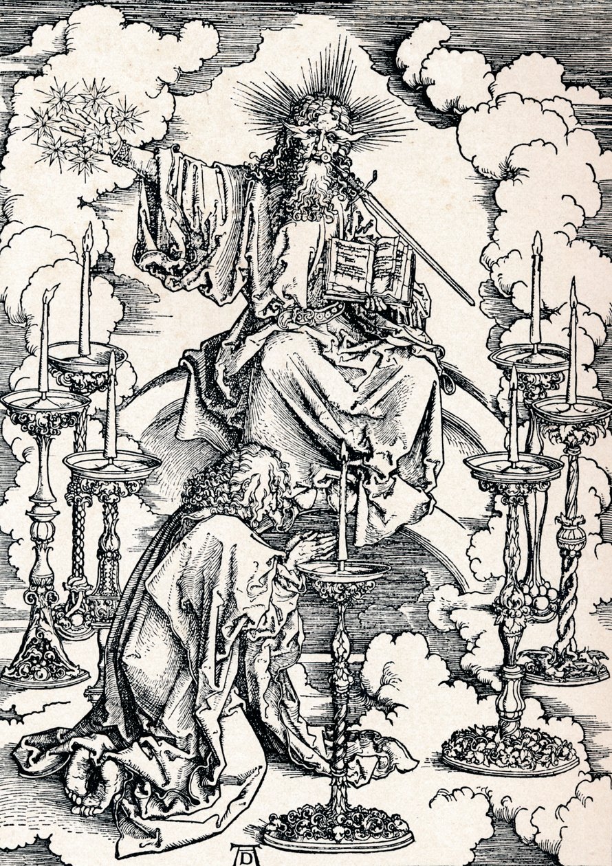 La visión de los siete candelabros, 1498 1906 de Albrecht Dürer