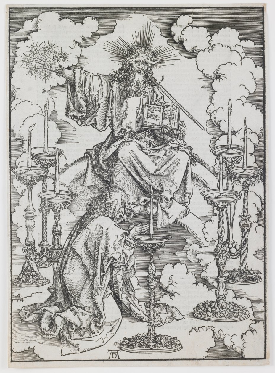 La Visión de los Siete Candeleros, de la serie “El Apocalipsis” de Albrecht Dürer