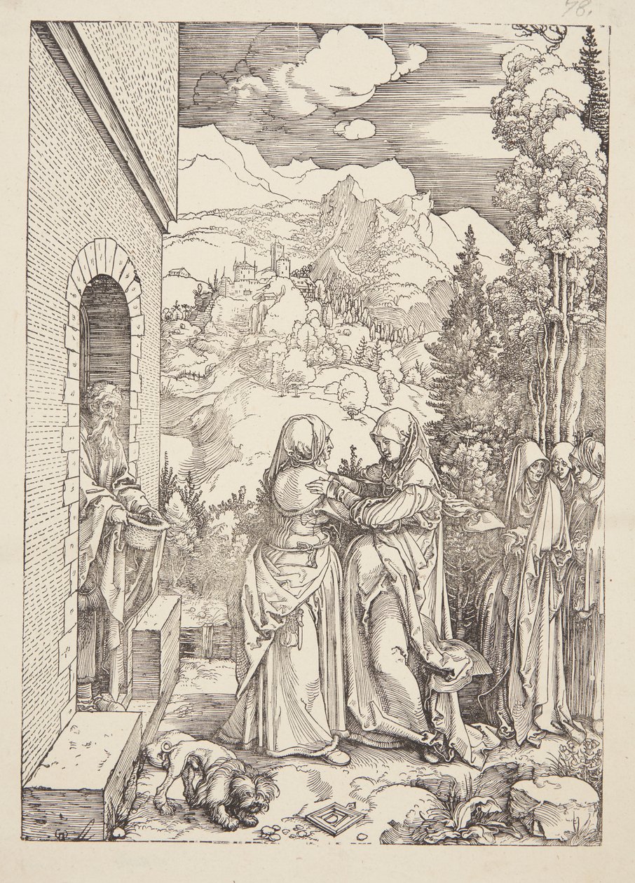La Visitación de Albrecht Dürer
