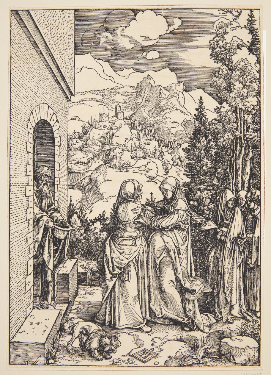 La visitación de Albrecht Dürer