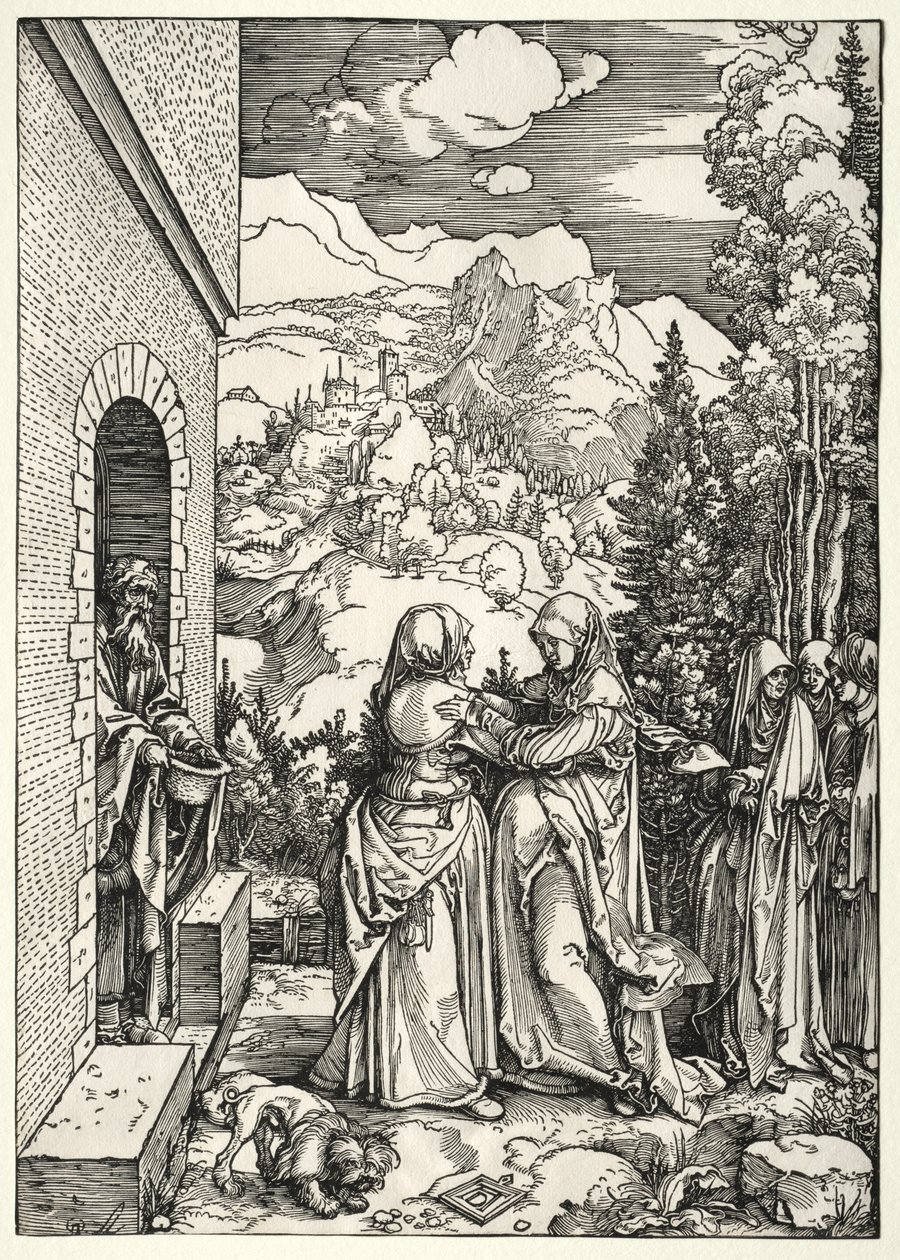 La Visitación de Albrecht Dürer