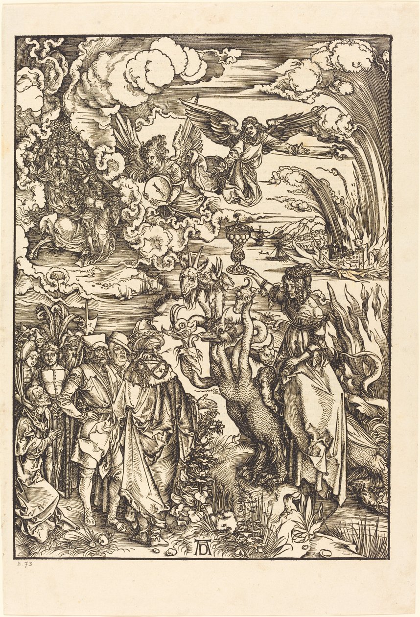 La ramera de Babilonia de Albrecht Dürer