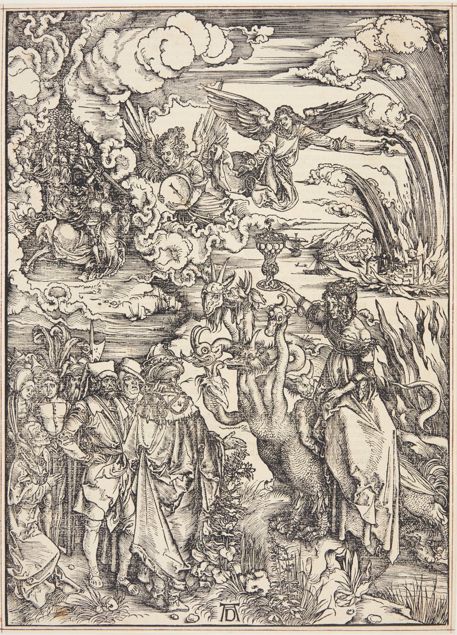 La ramera de Babilonia de Albrecht Dürer