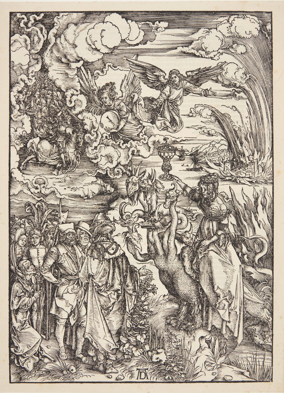 La ramera de Babilonia de Albrecht Dürer
