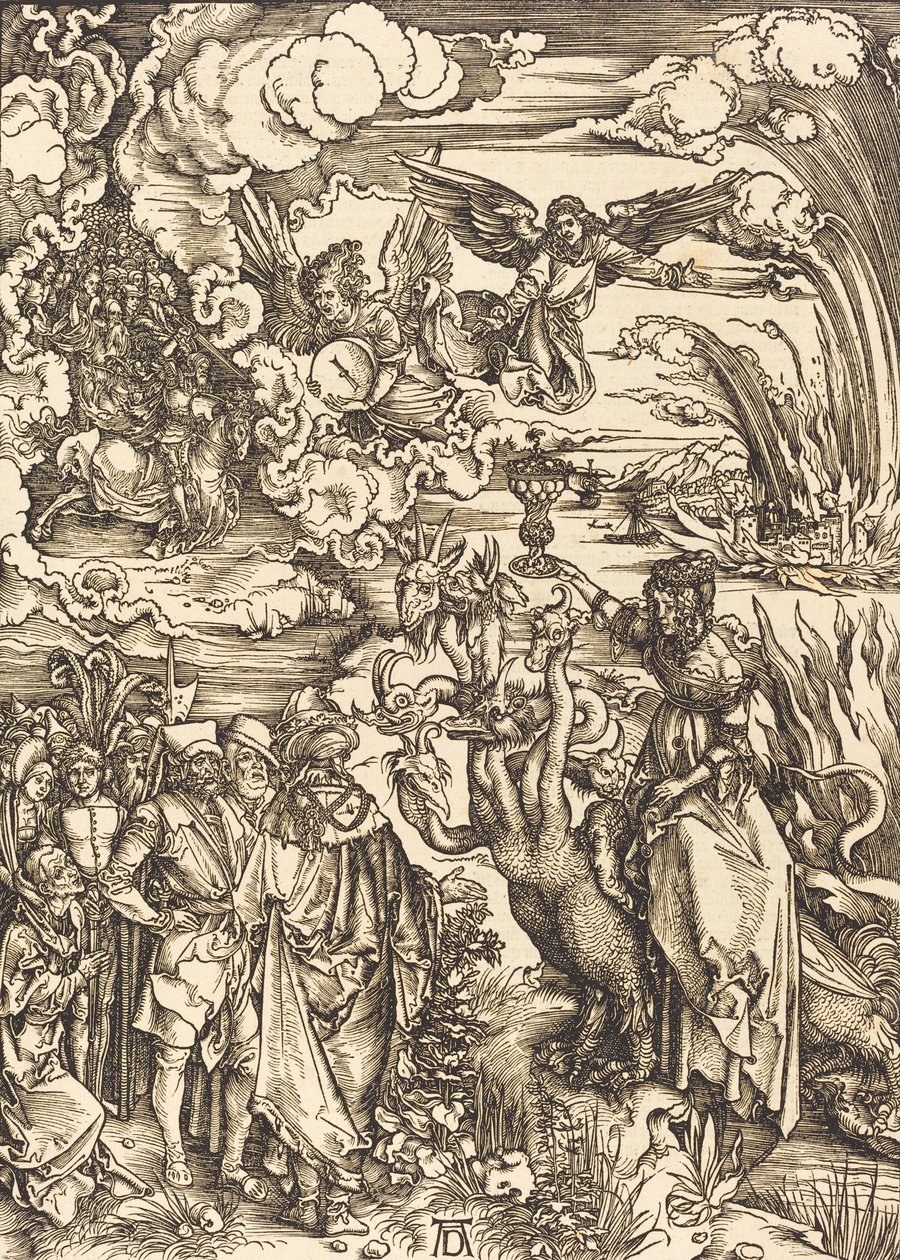 La ramera de Babilonia de Albrecht Dürer