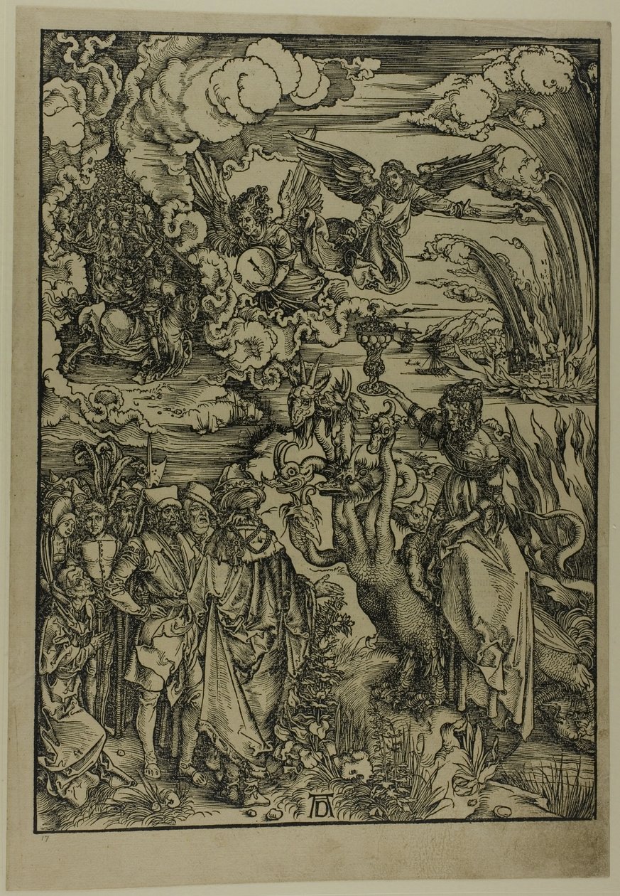 La ramera de Babilonia, del Apocalipsis de Albrecht Dürer