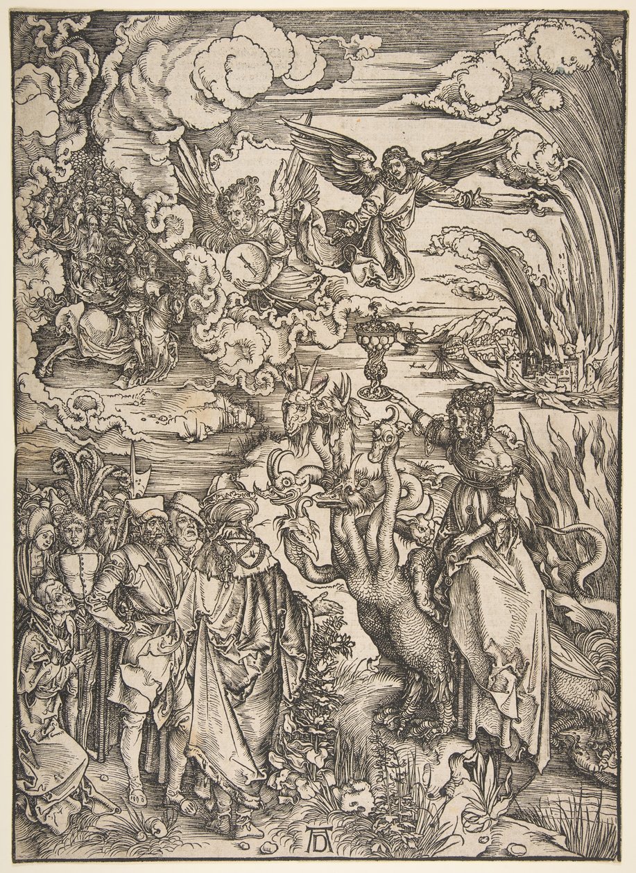 La ramera de Babilonia de Albrecht Dürer