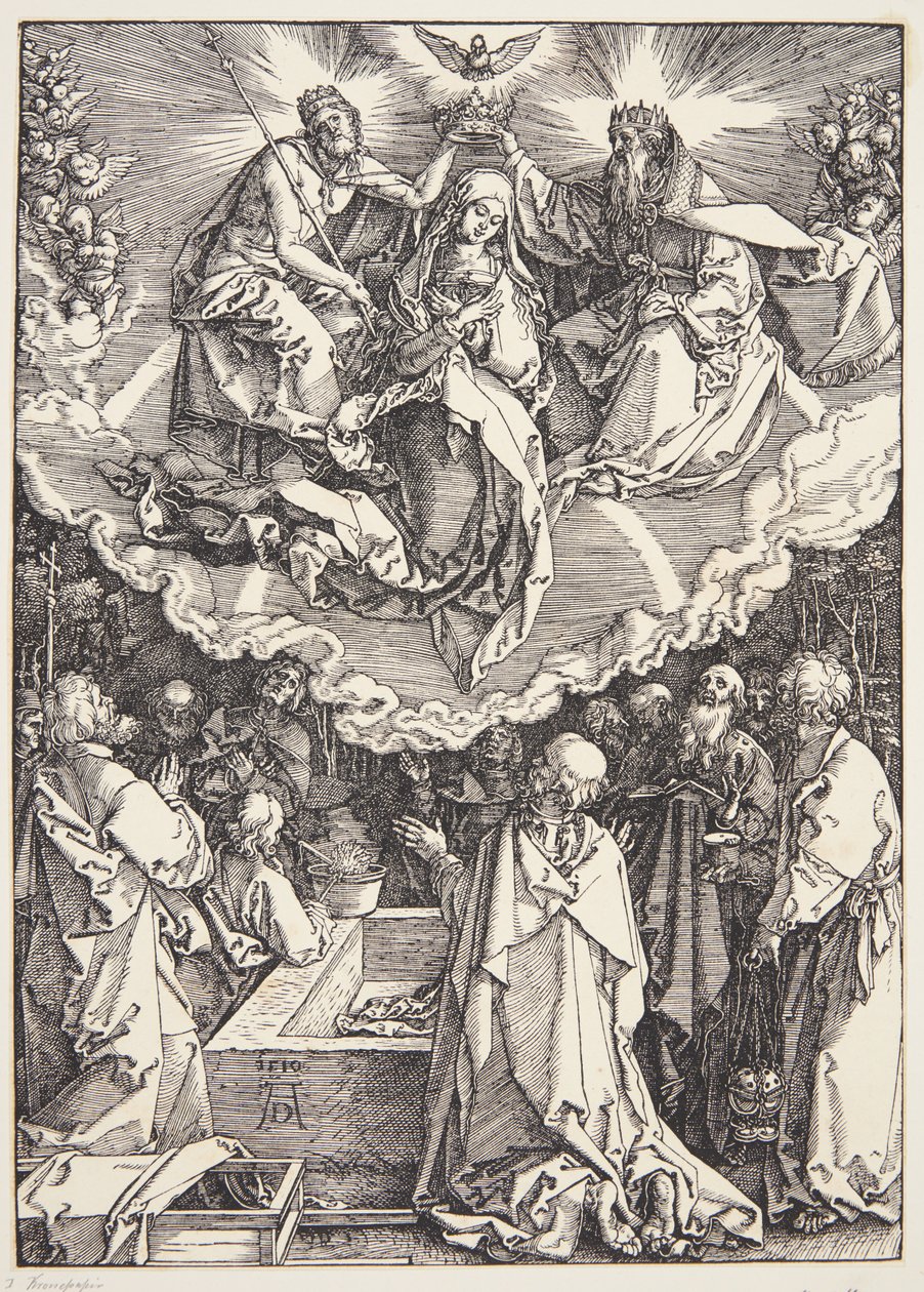 La asunción y coronación de la Virgen de Albrecht Dürer