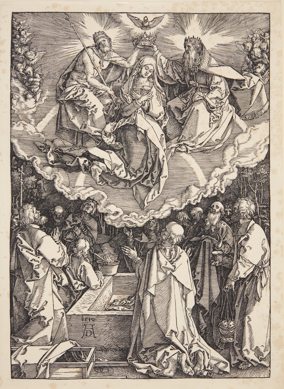 La asunción y coronación de la Virgen de Albrecht Dürer