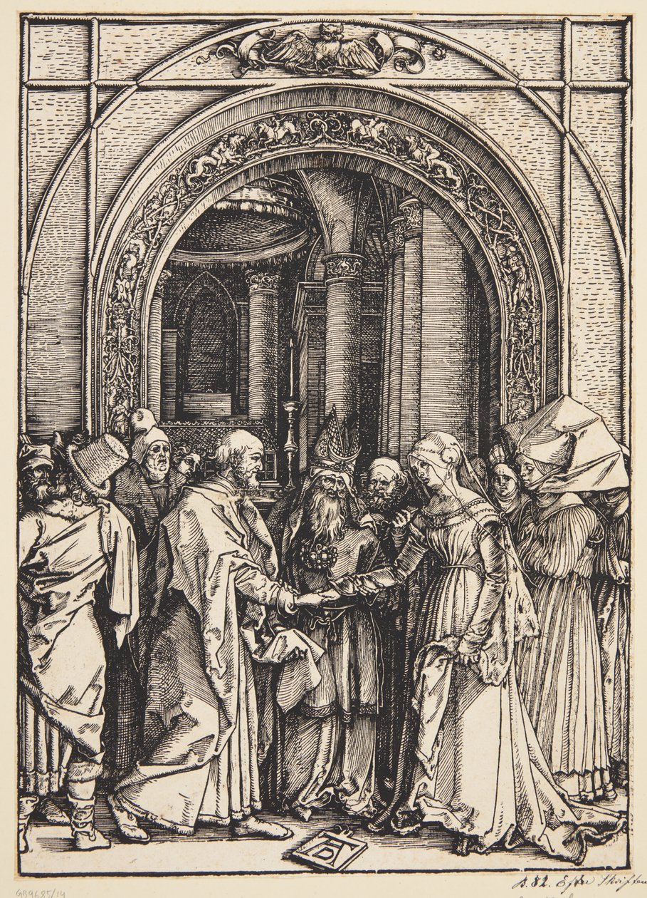El desposorio de la Virgen de Albrecht Dürer