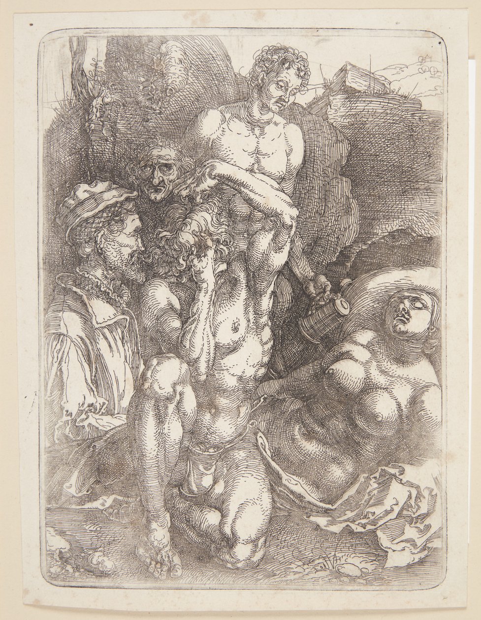 El hombre desesperado de Albrecht Dürer