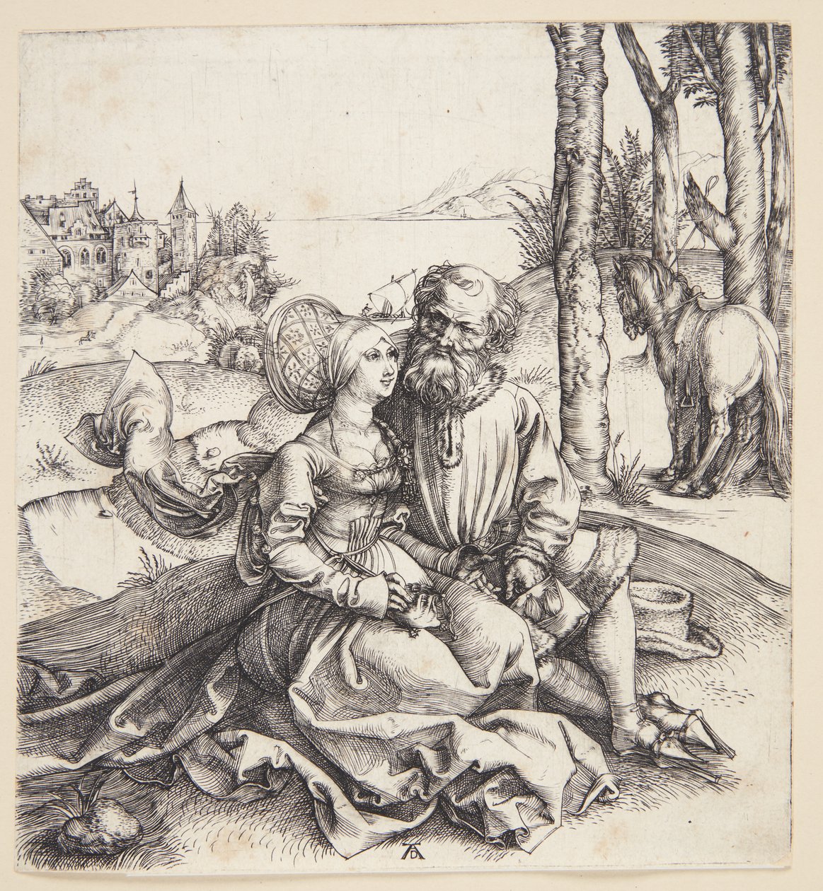 La pareja mal emparejada de Albrecht Dürer