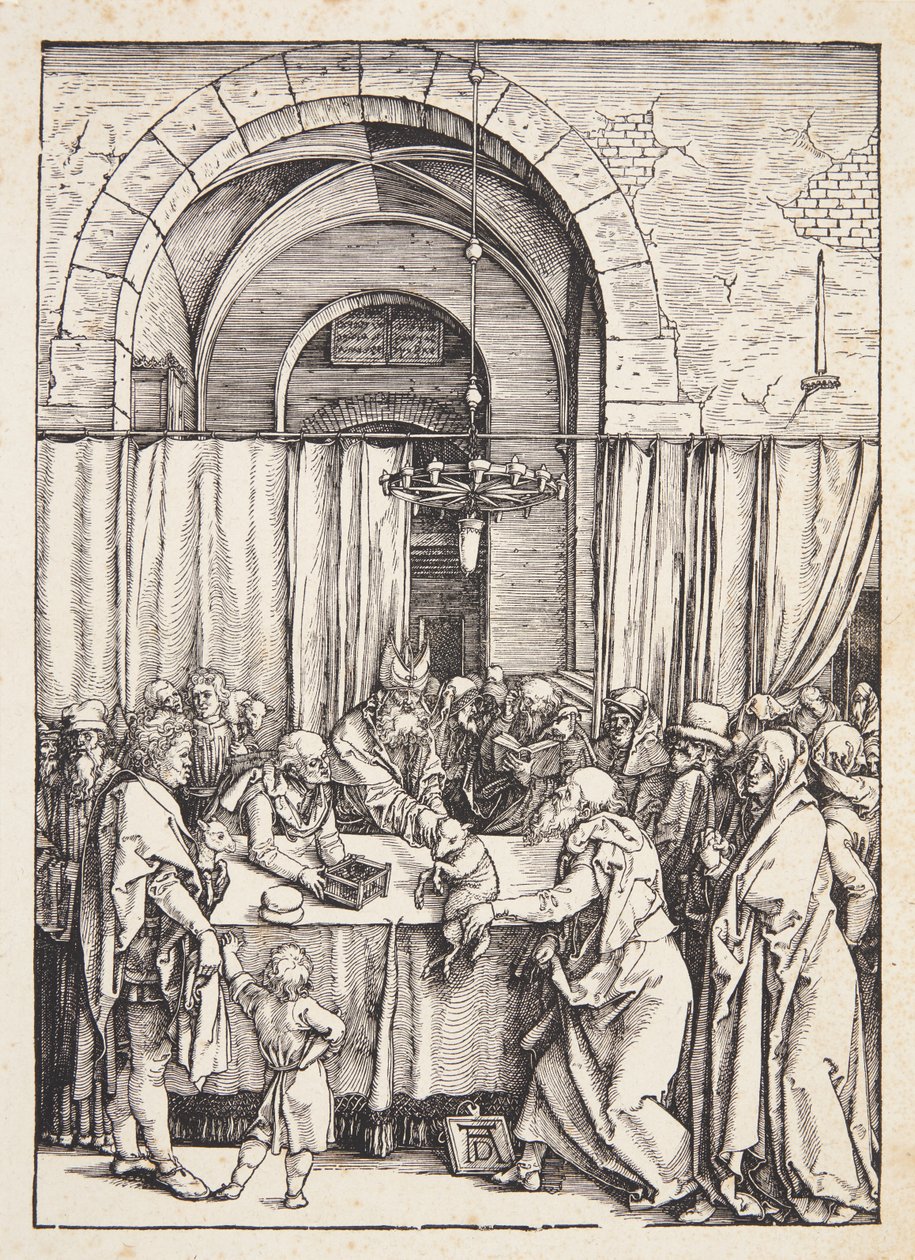 El rechazo de la ofrenda de Joaquín de Albrecht Dürer