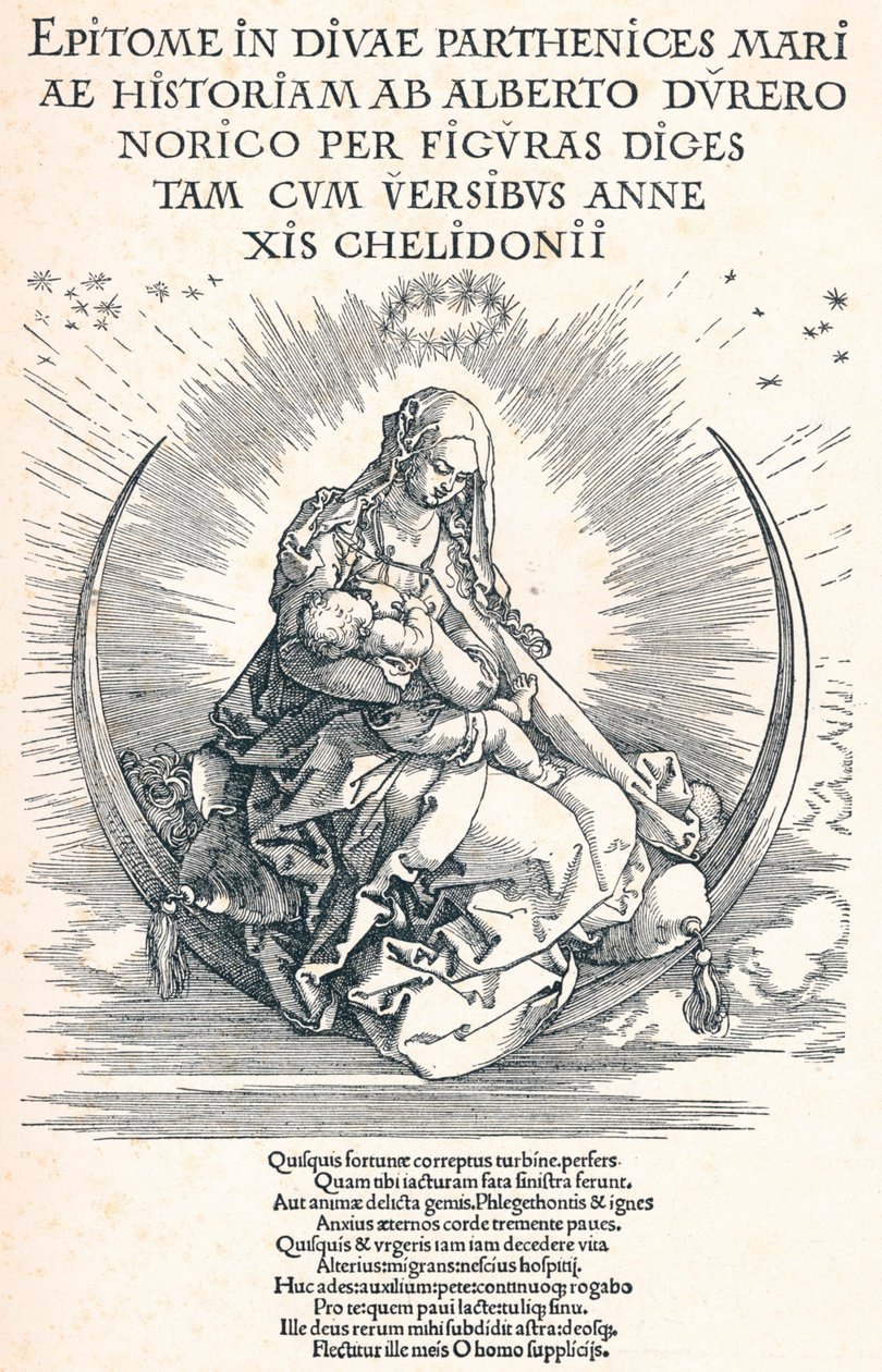 Página de título de la Vida de la Virgen, 1511 1906 de Albrecht Dürer