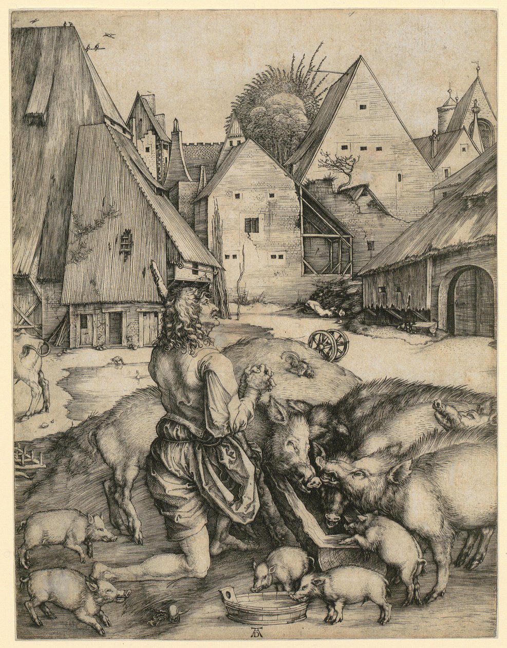 El hijo pródigo de Albrecht Dürer