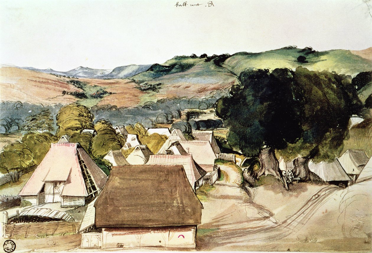 Vista de Kachreuth, cerca de Nuremberg, 1511 de Albrecht Dürer