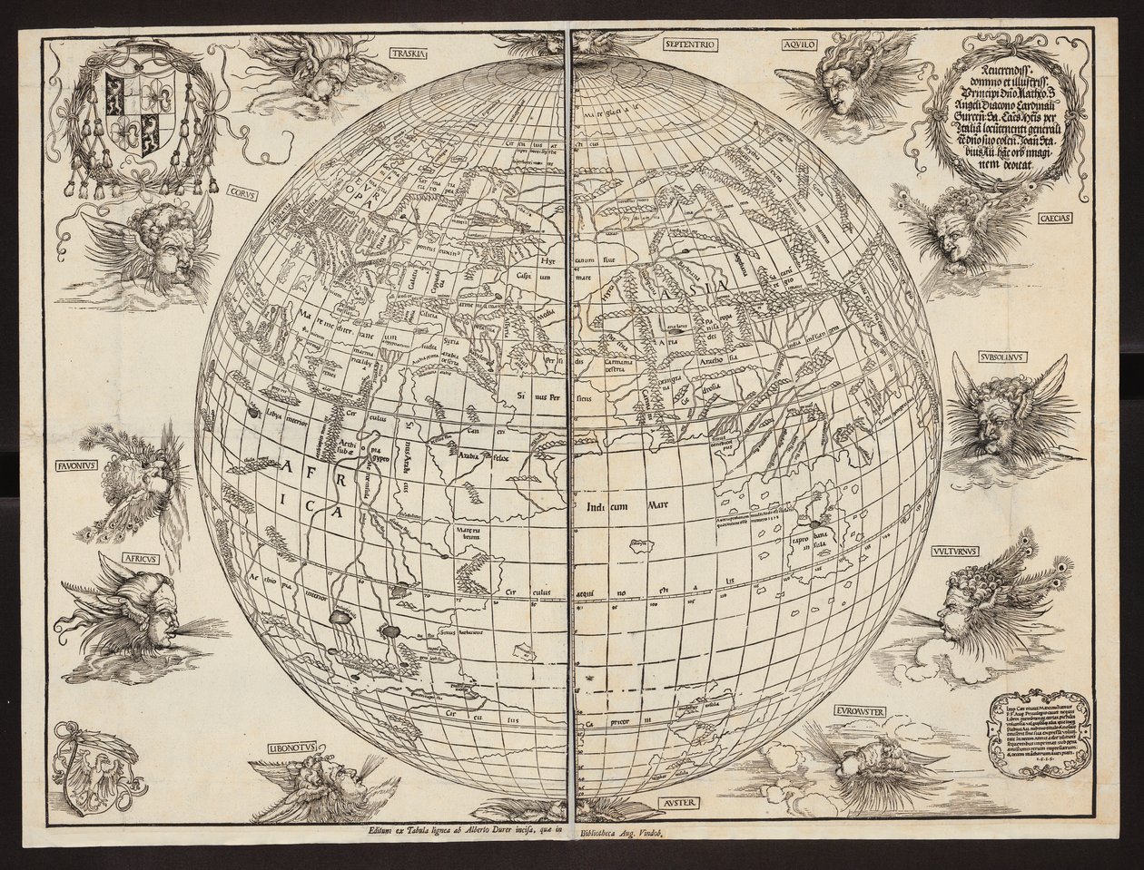 Mapamundi de Johannes Stabius de Albrecht Dürer