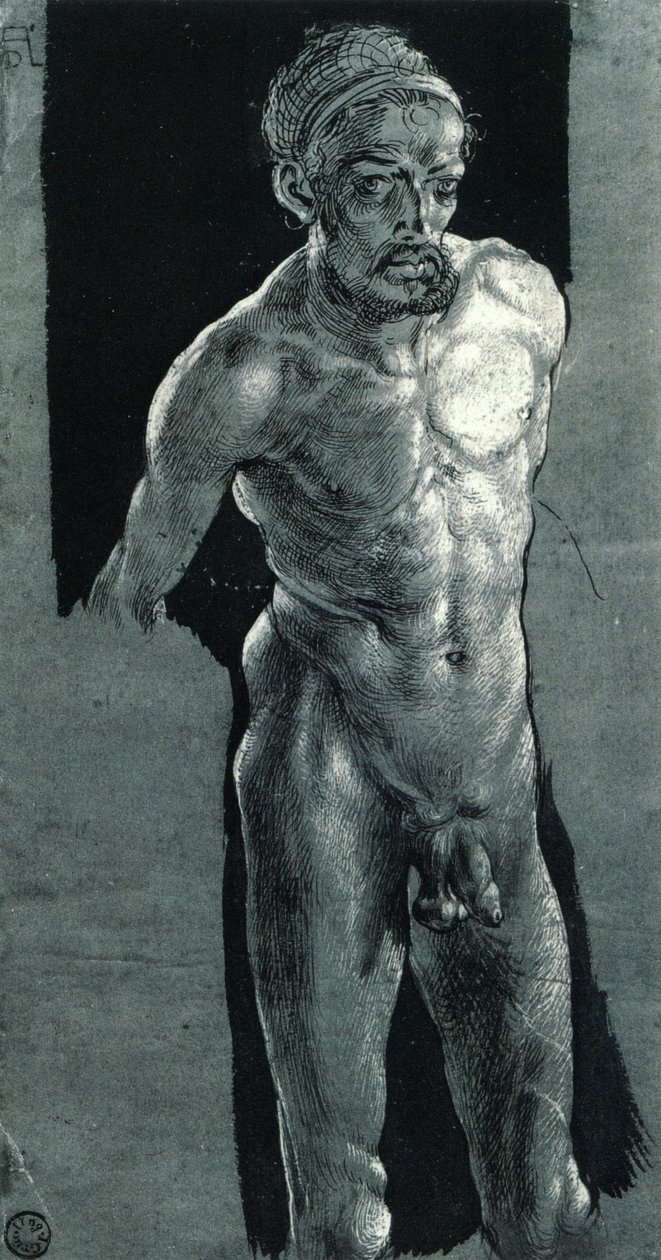 autorretrato al desnudo de Albrecht Dürer
