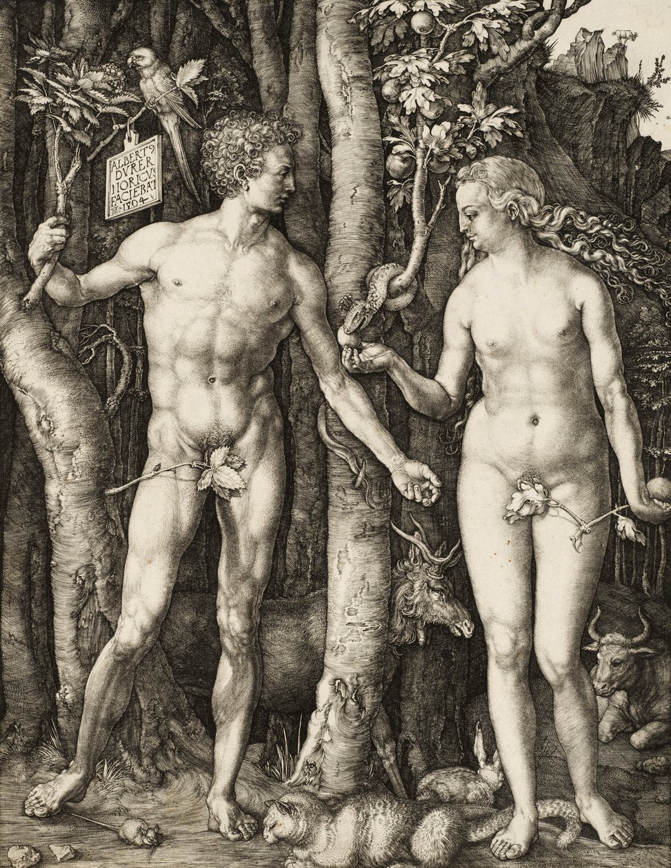 Adán y Eva de Albrecht Dürer