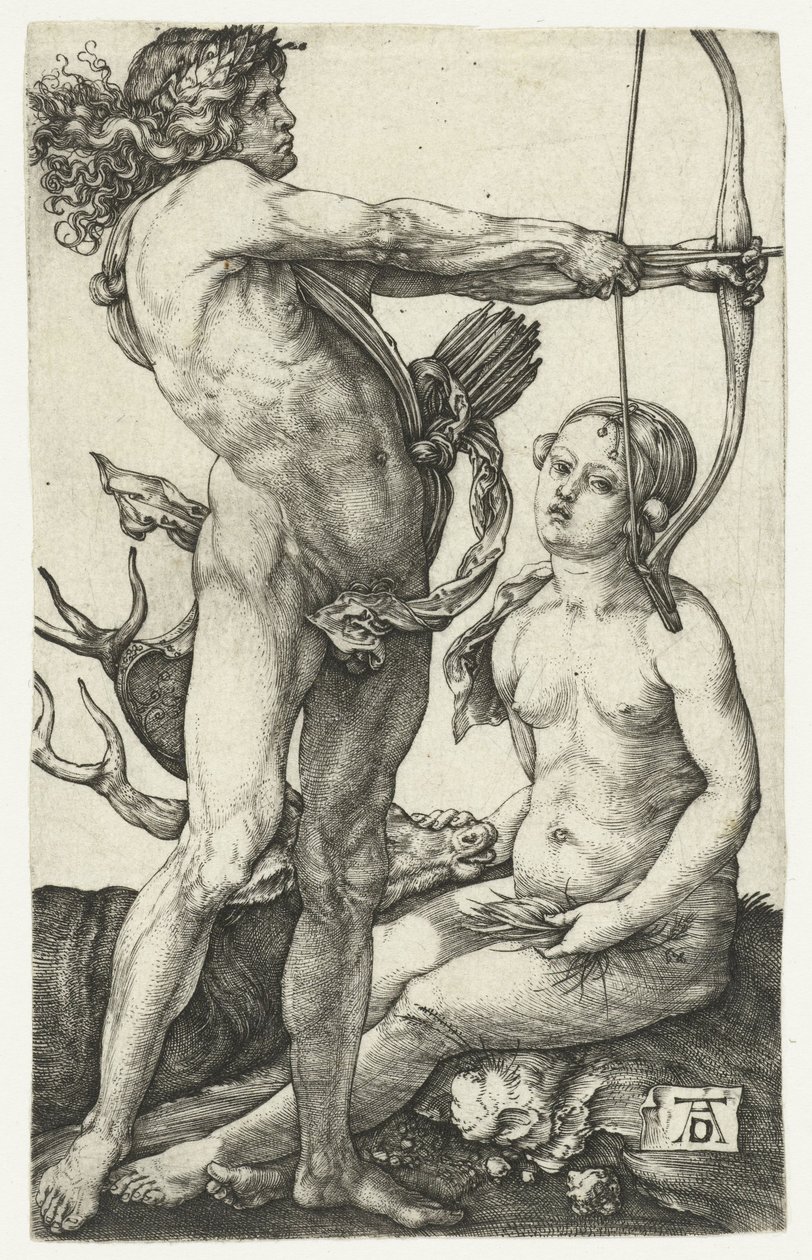 Apolo y Diana de Albrecht Dürer or Duerer