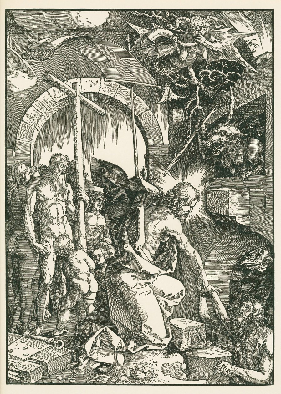 Cristo en el limbo de Albrecht Dürer or Duerer