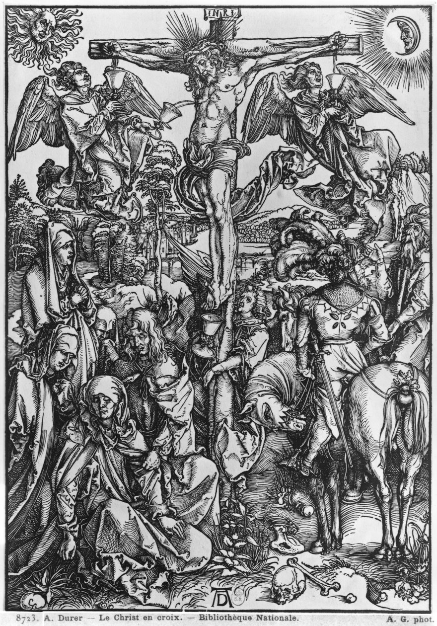 Cristo en la cruz de Albrecht Dürer