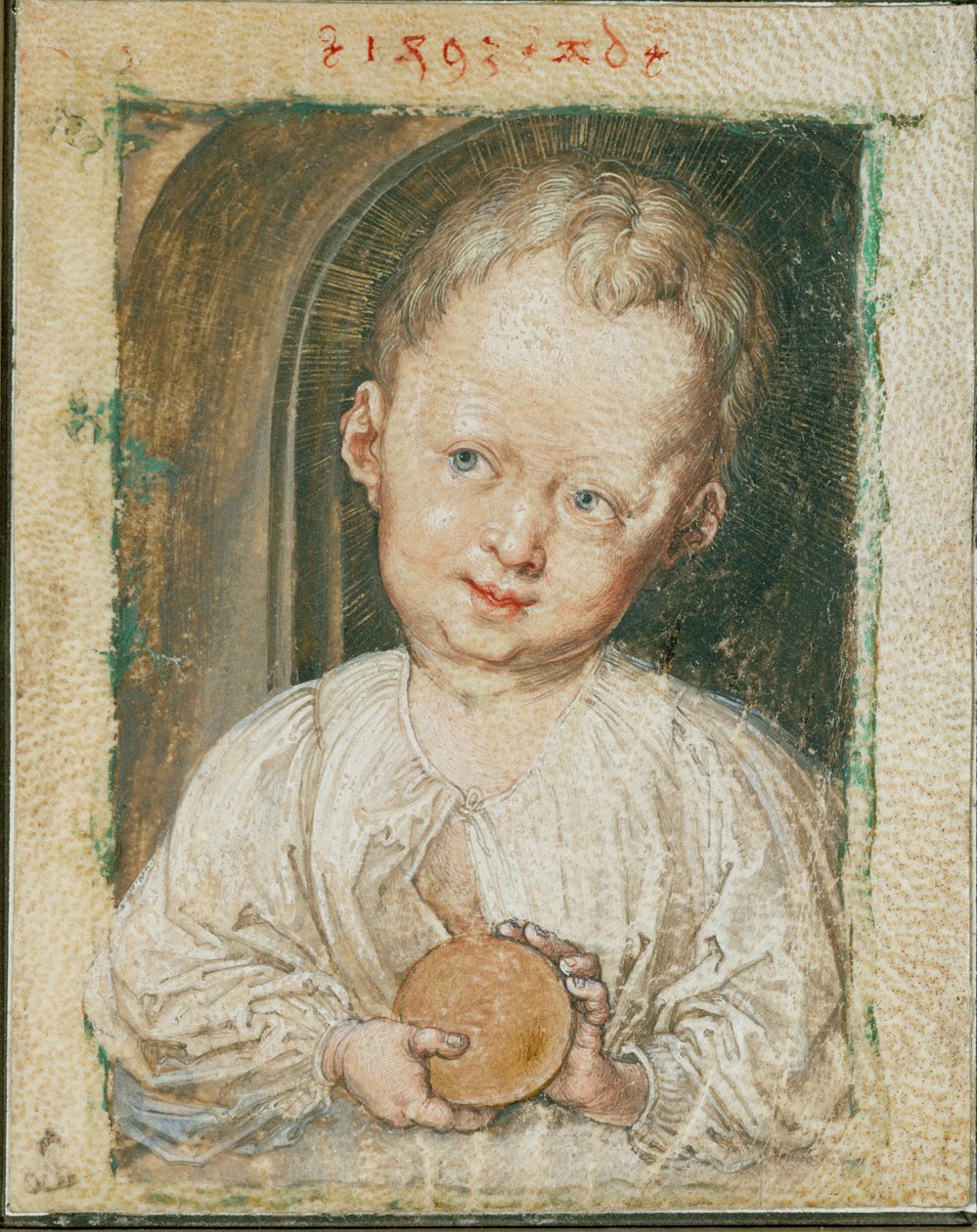 Christchild con el Orbe en la mano de Albrecht Dürer or Duerer