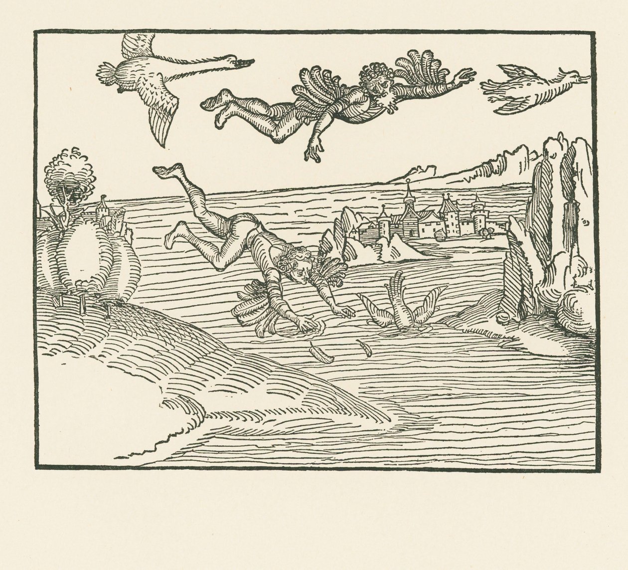 Dédalo e Ícaro de Albrecht Dürer or Duerer
