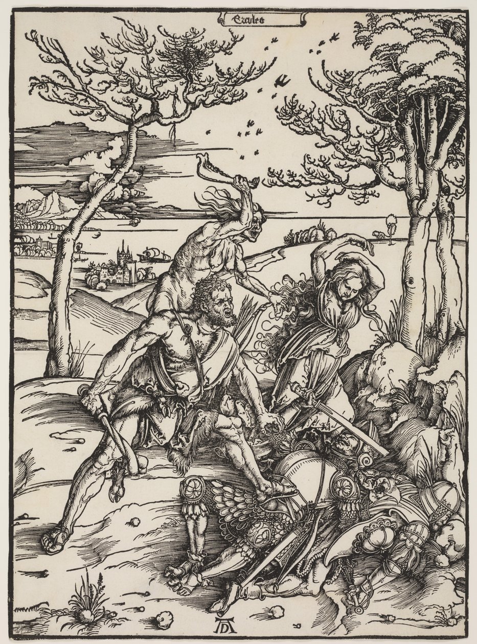 Hércules Conquistando a Caco, c.1496 de Albrecht Dürer