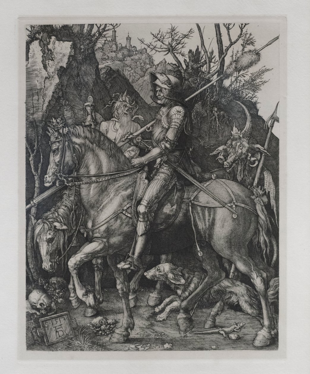El caballero, la muerte y el diablo de Albrecht Dürer or Duerer