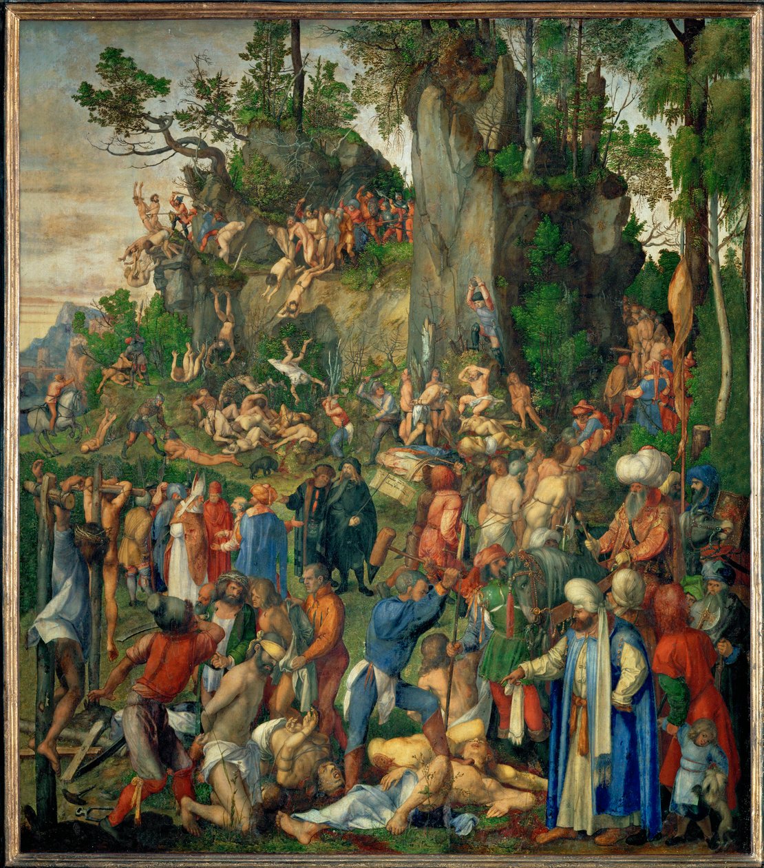 Martirio de los Diez Mil Cristianos de Albrecht Dürer or Duerer