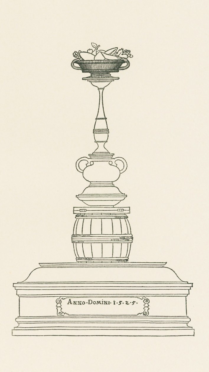 Columna monumental para un borracho de Albrecht Dürer or Duerer
