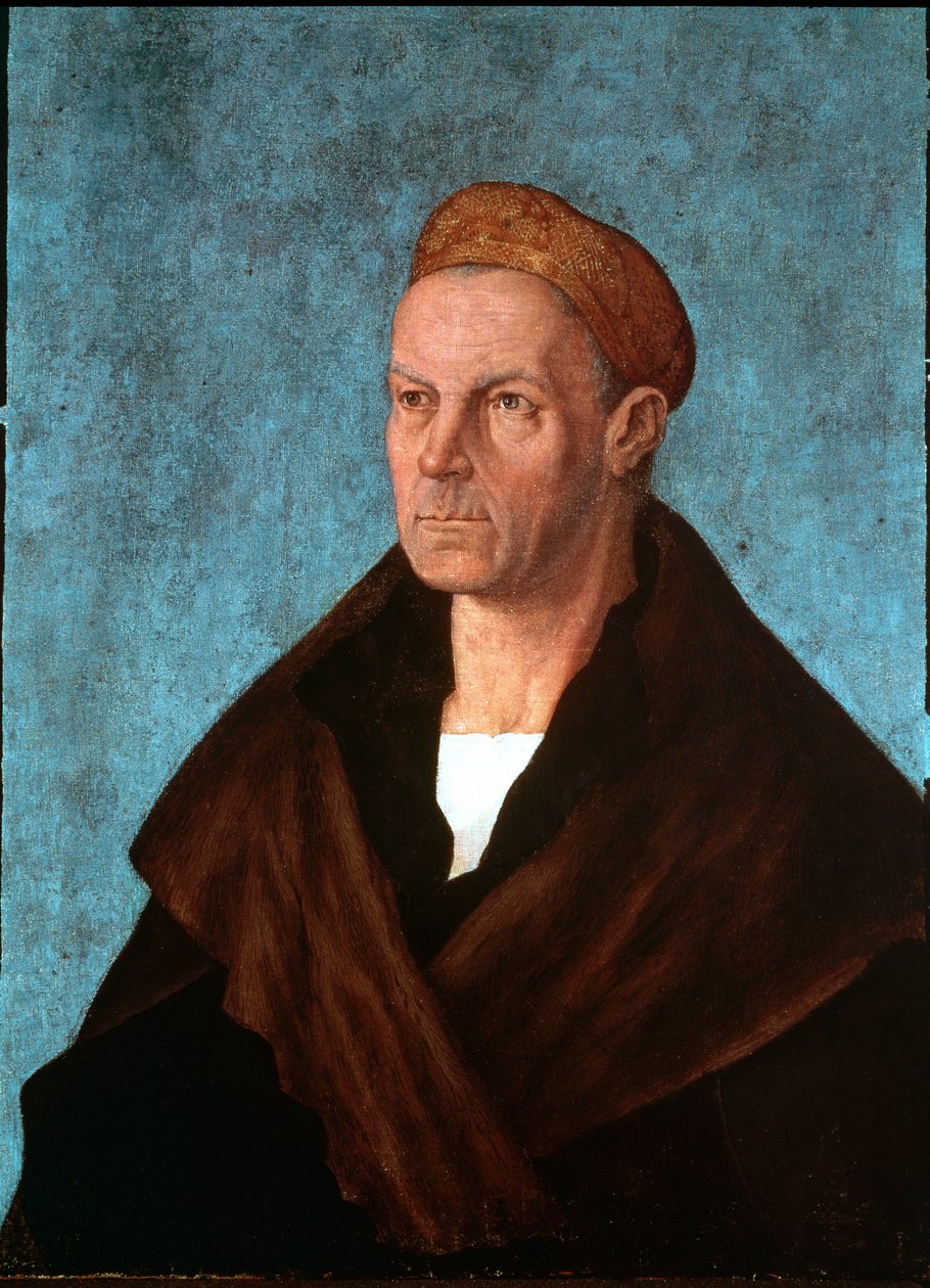 Retrato del banquero alemán Jakob II Fugger dit le Riche (1459-1525) de Albrecht Dürer