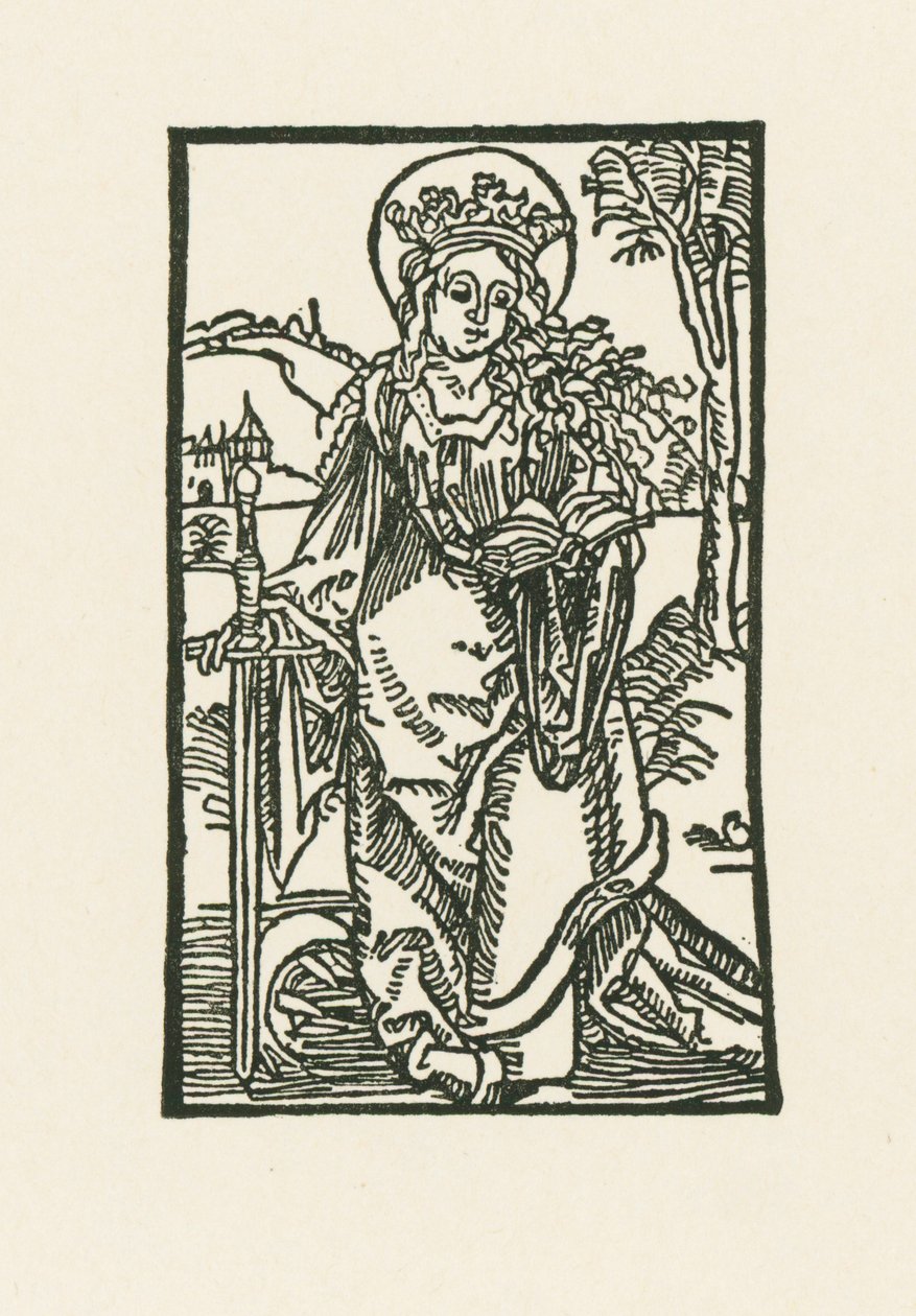 Santa Catalina de Albrecht Dürer or Duerer