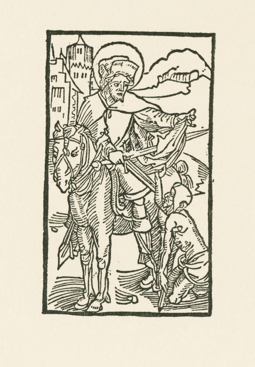 San Martín de Tours de Albrecht Dürer or Duerer
