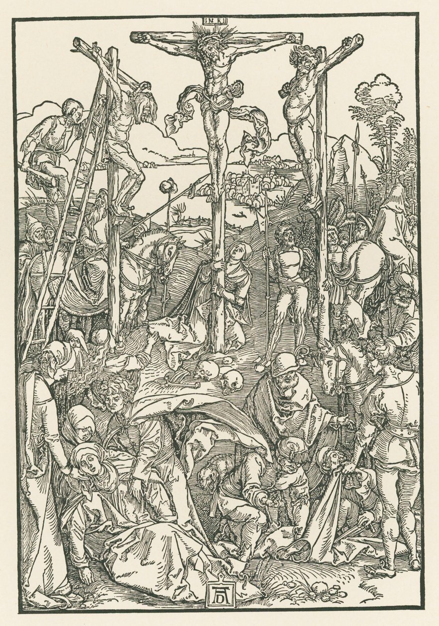 Pequeño calvario, c.1503-04 (xilografía) de Albrecht Dürer or Duerer