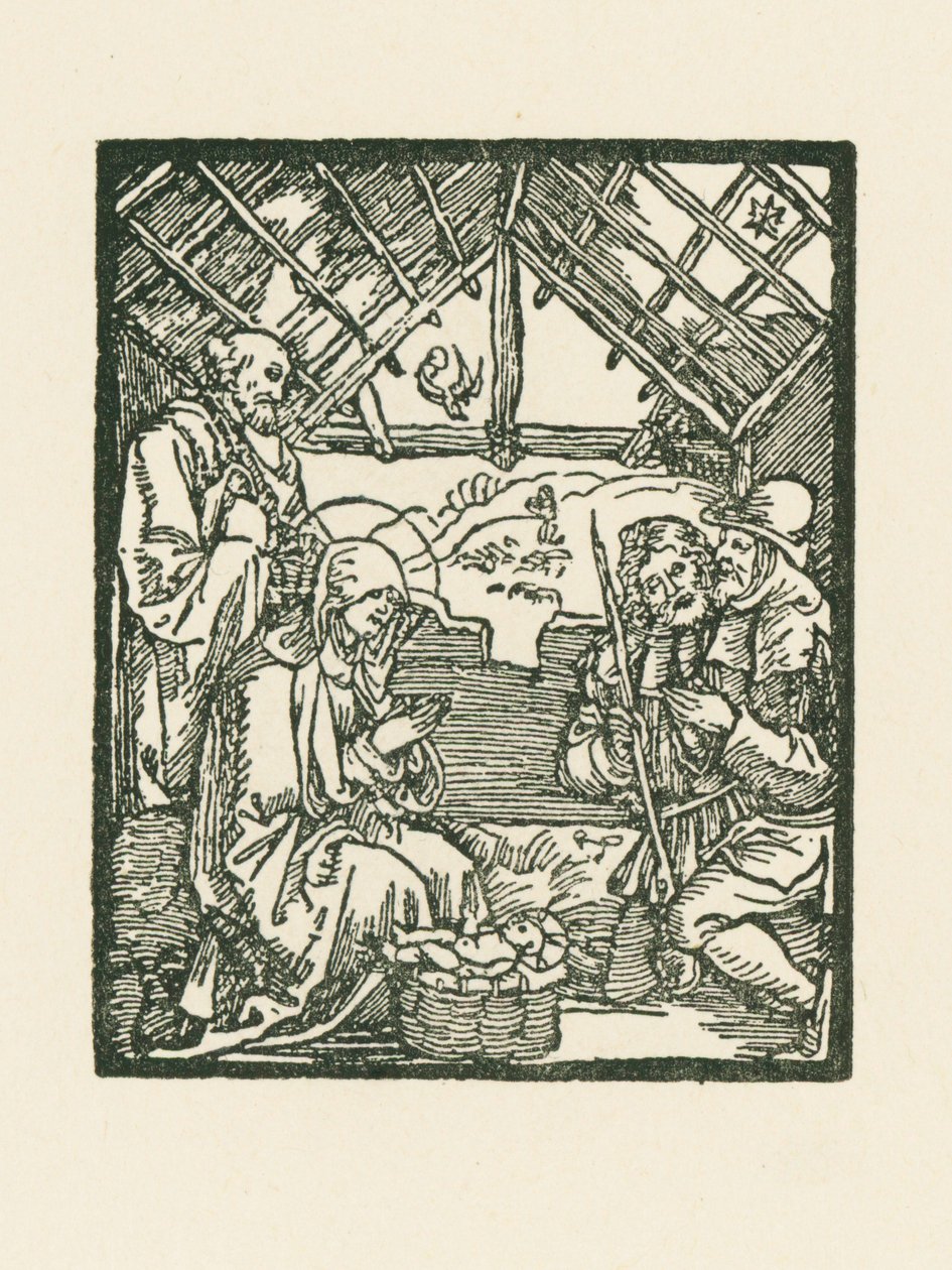 Adoración de los pastores de Albrecht Dürer or Duerer