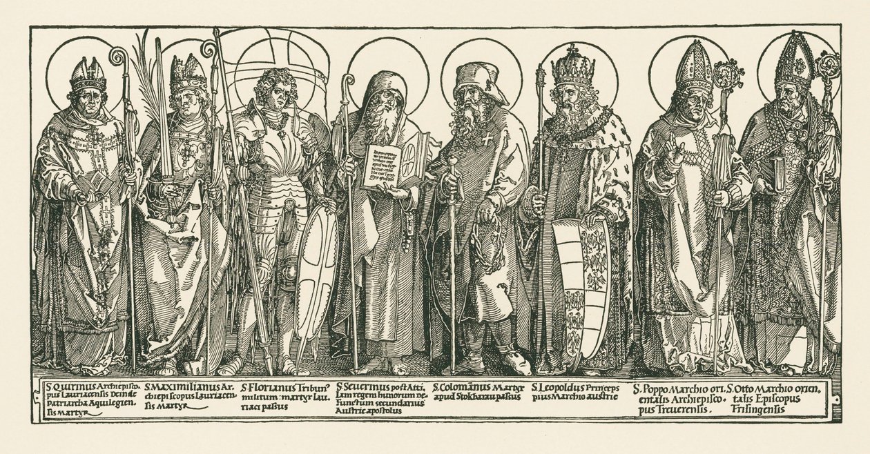 Los santos austriacos de Albrecht Dürer or Duerer