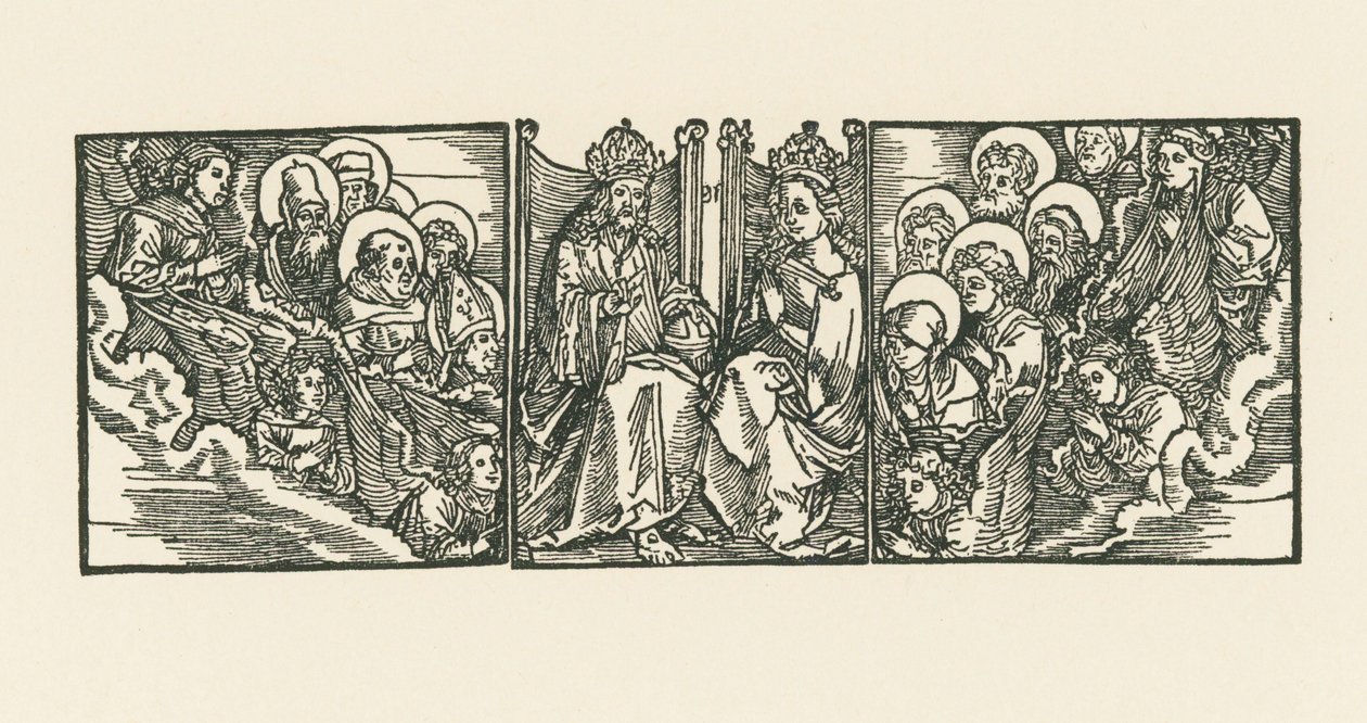 Coronación de la Virgen de Albrecht Dürer or Duerer