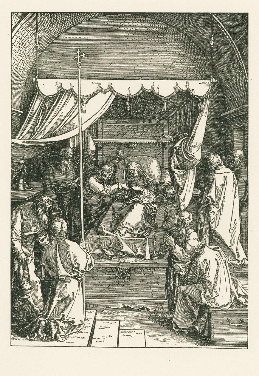 La muerte de la Virgen de Albrecht Dürer or Duerer