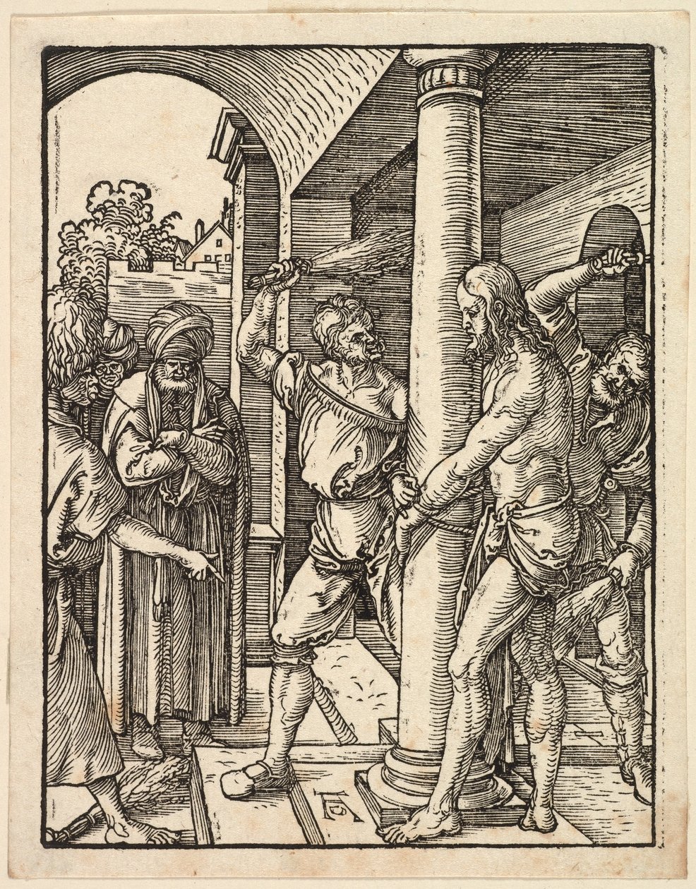 La Flagelación, 1509-11 de Albrecht Dürer