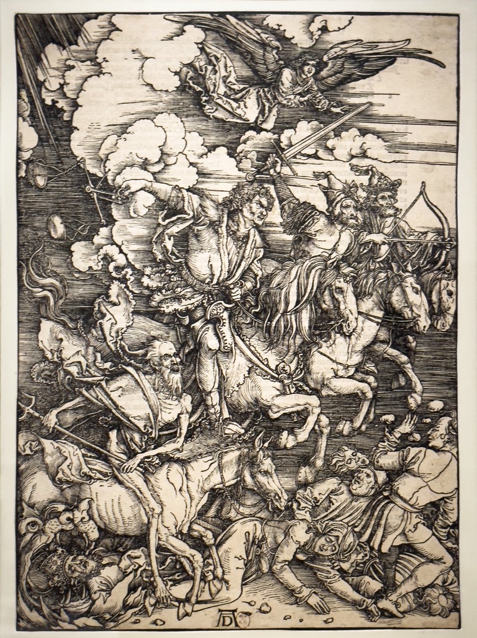 Los cuatro jinetes del Apocalipsis de Albrecht Dürer or Duerer