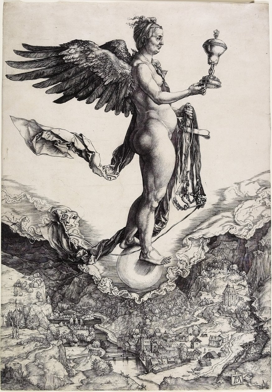 La gran fortuna, c. 1501-1502 de Albrecht Dürer