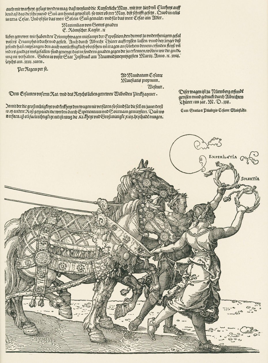 El Gran Coche Triunfal de Albrecht Dürer or Duerer