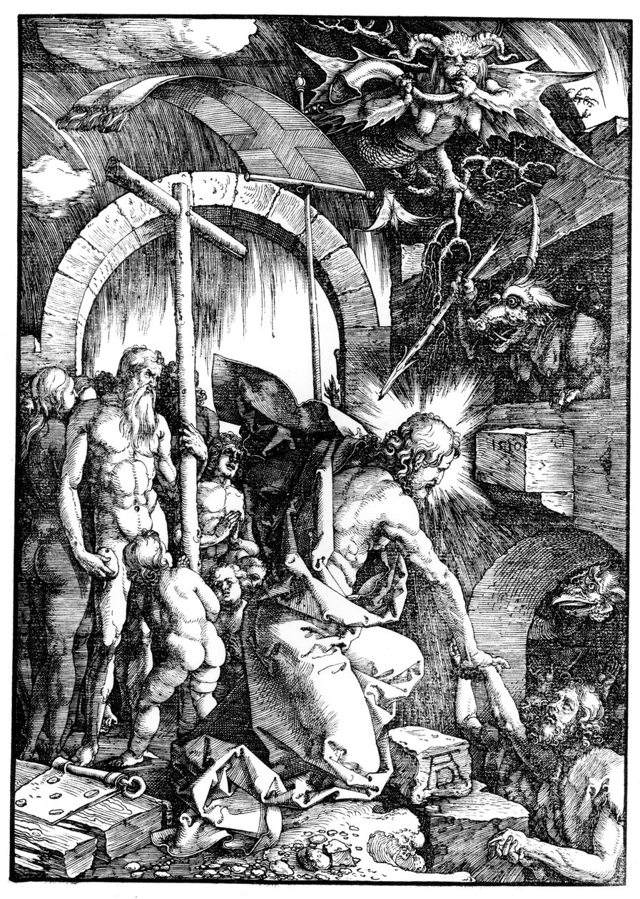 El Descenso de Cristo al Limbo, de La Gran Pasión de Albrecht Dürer