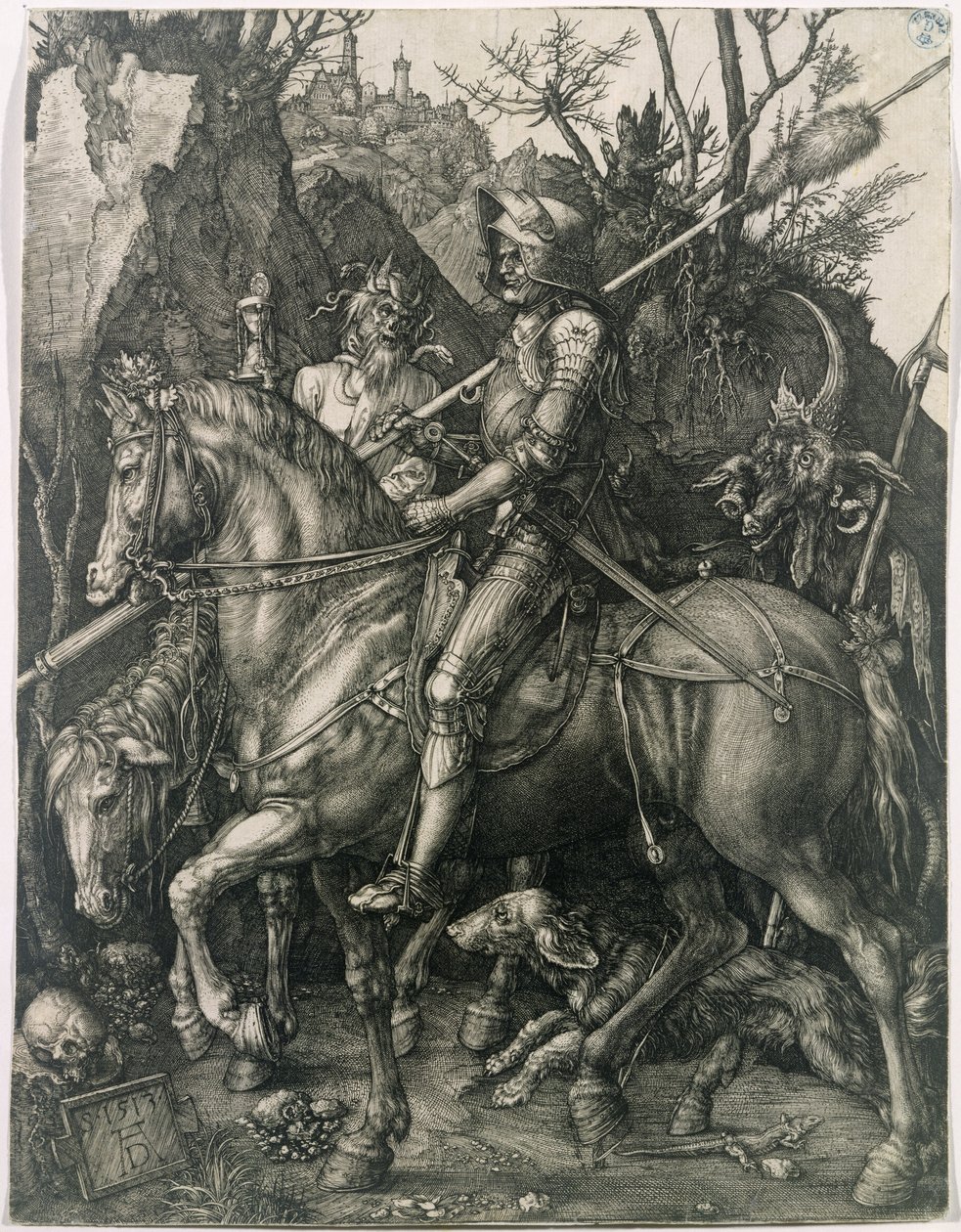 El caballero, la muerte y el diablo de Albrecht Dürer