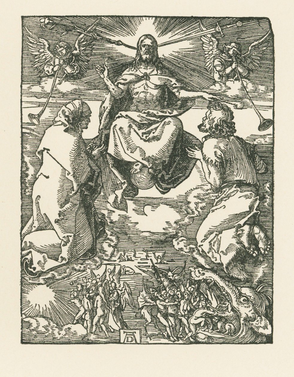 El Juicio Final, c.1510 (xilografía) de Albrecht Dürer or Duerer