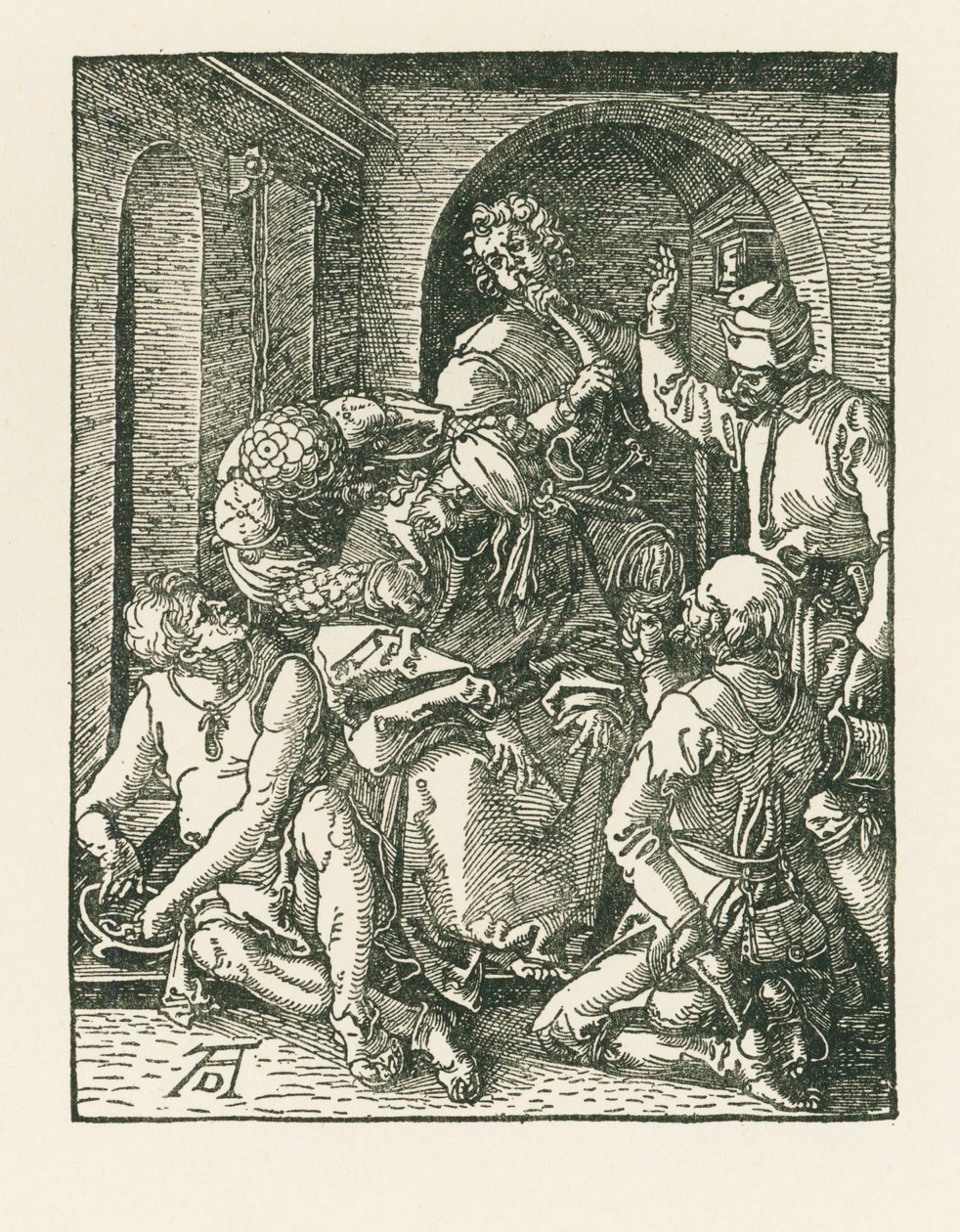El escarnio de Cristo, c.1508-09 (xilografía) de Albrecht Dürer or Duerer