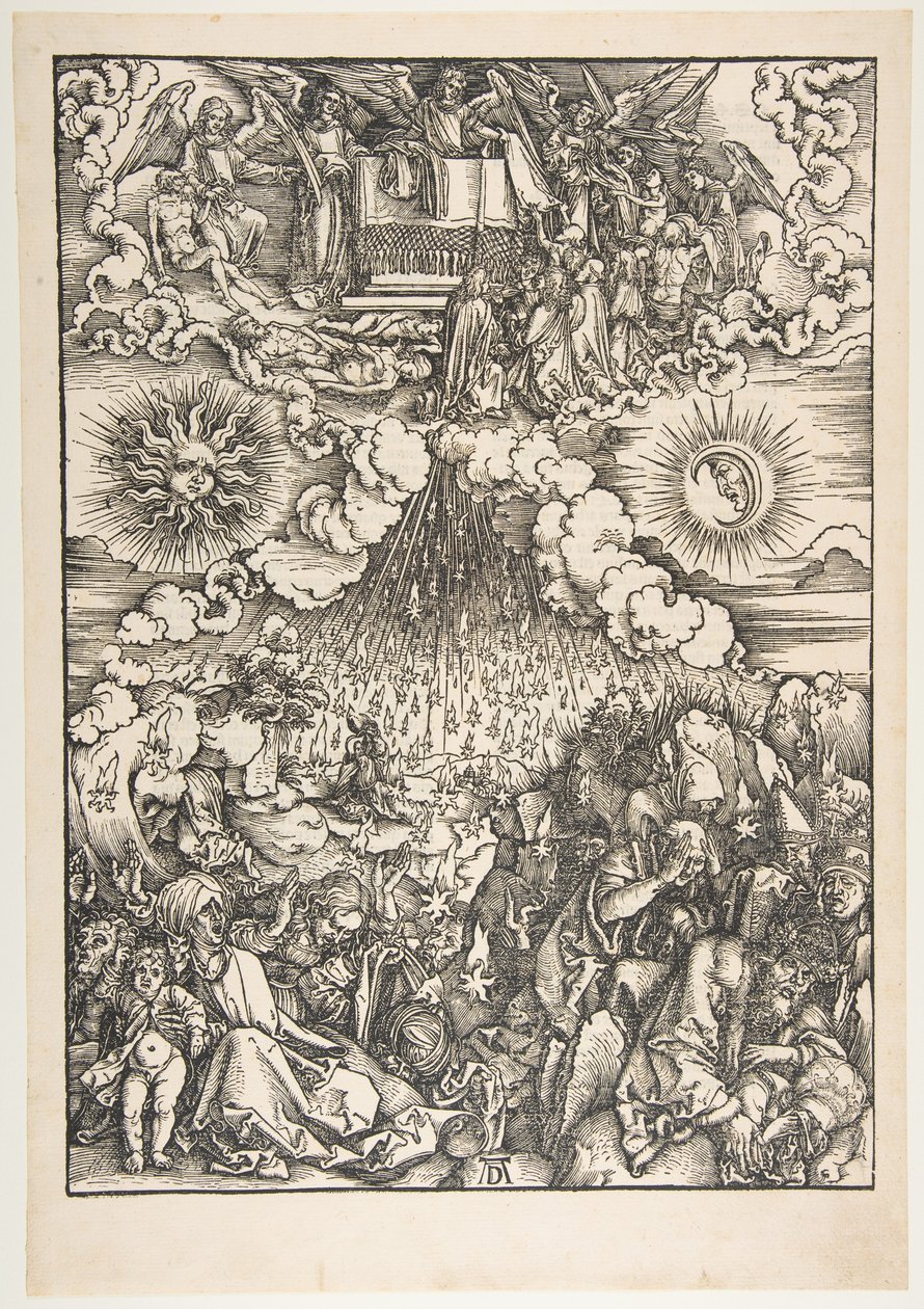La apertura del quinto y sexto sello, del Apocalipsis de Albrecht Dürer