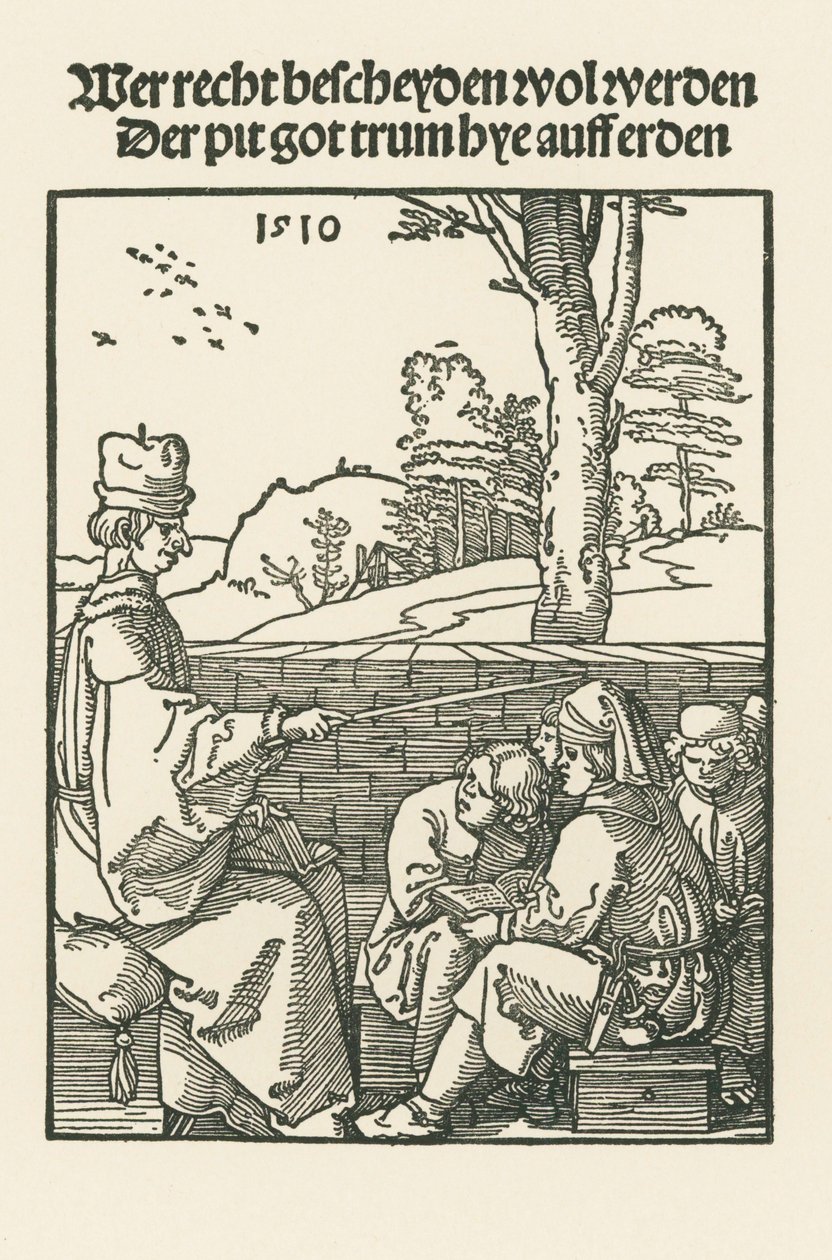 El maestro de escuela de Albrecht Dürer or Duerer